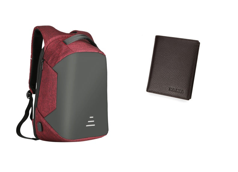 Full Anti-theft Backpack USB Charging Business Pack