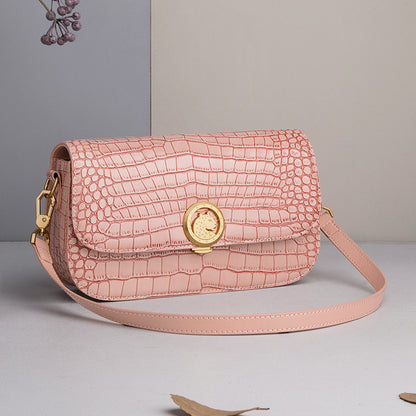 Bolso bandolera de piel combinable de moda para mujer