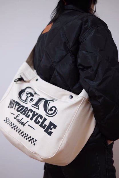 Sac en toile solide Newsboy pour moto