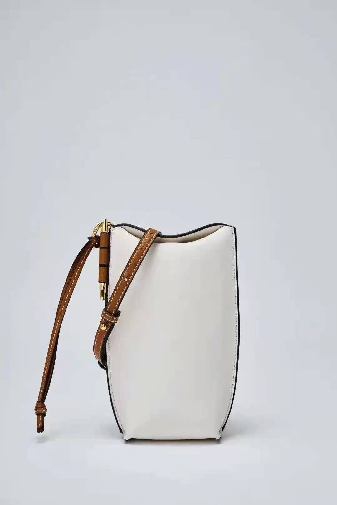 Bolso bandolera de piel auténtica estilo tendencia