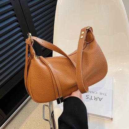 Simple Shoulder Messenger Minority Fashion Portable Dumpling Bag