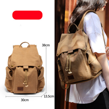 Trendy Generation Canvas Ladies Backpack Computer School Bag