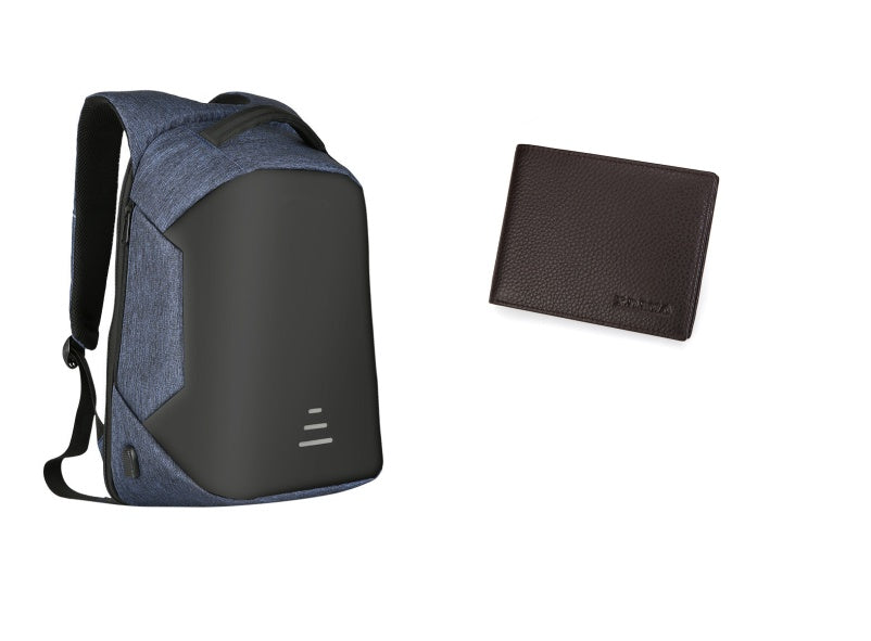 Full Anti-theft Backpack USB Charging Business Pack