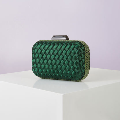 Sac à vêtements fait main pour femme en tissage serpentin