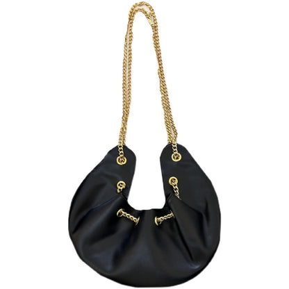 Chain Large Capacity Crescent Ladies Underarm Bag