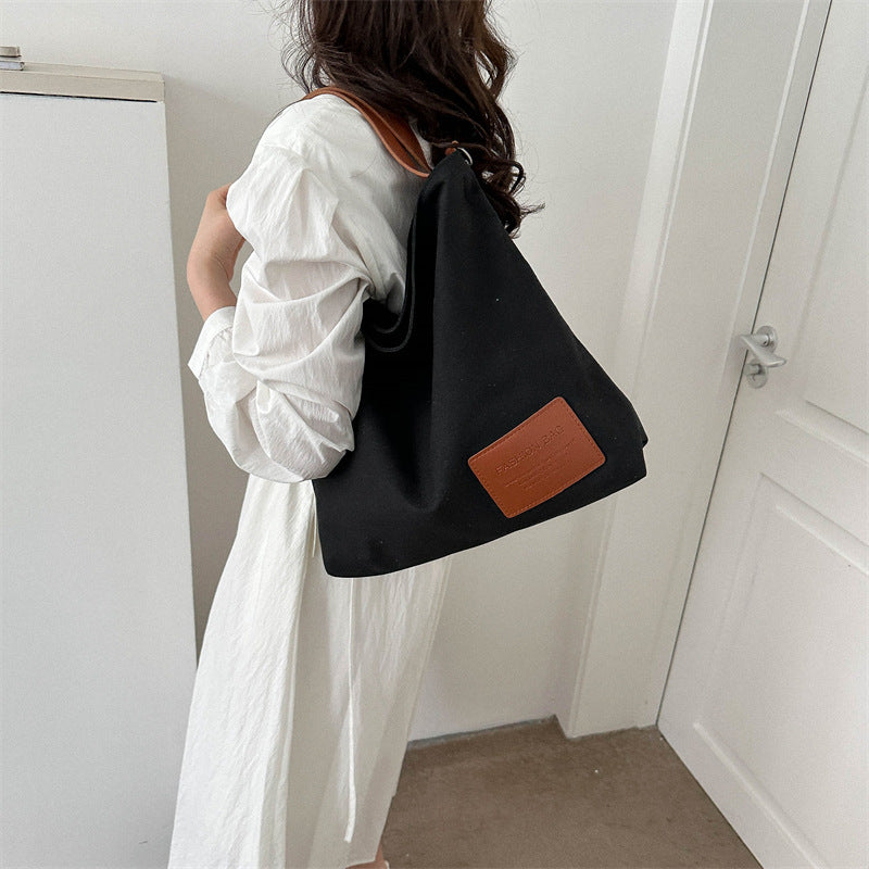 One-shoulder Fashion Canvas Bag Women's Simple Portable Leisure