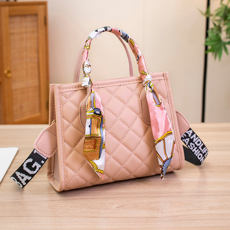 Bag Women's Fashion Silk Scarf Portable Shoulder Crossbody