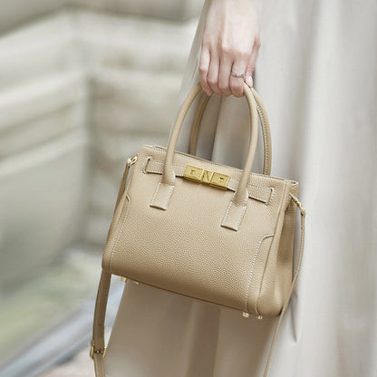 Sac à main en cuir souple de grande capacité pour femme