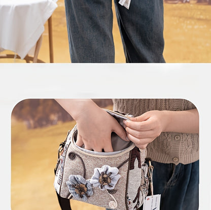 Multi-functional One-shoulder Ethnic Style All-match Handbag