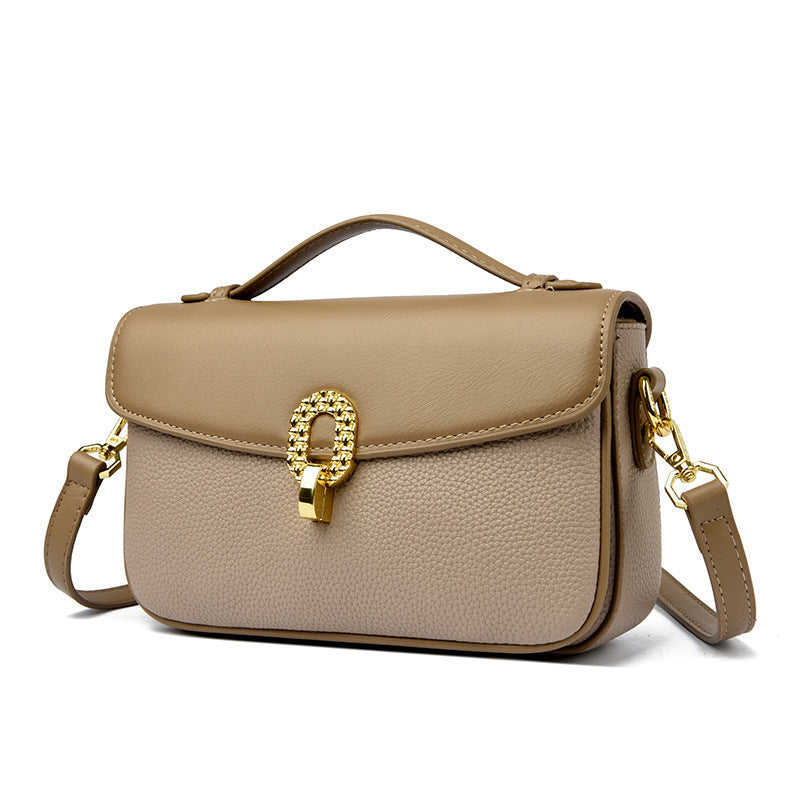 Portable Lock Fashion Simple Shoulder Bag