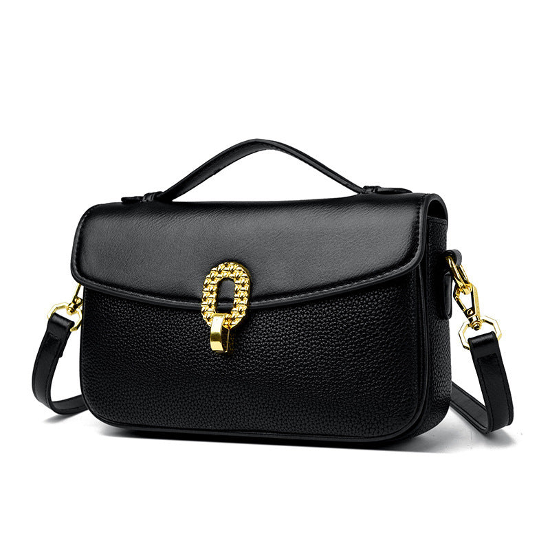 Portable Lock Fashion Simple Shoulder Bag