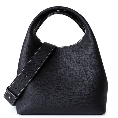 Versatile Handheld Women's Crossbody Shoulder Color Block Bucket Bag