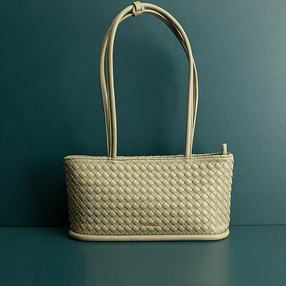 Sac bandoulière tressé vintage pour femme