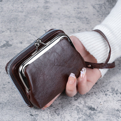 New Wallet Women's Cross-border Bag Women's Buckle Coin Purse