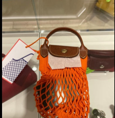 Sac à main messager à bandoulière en mini panier tissé pour femme