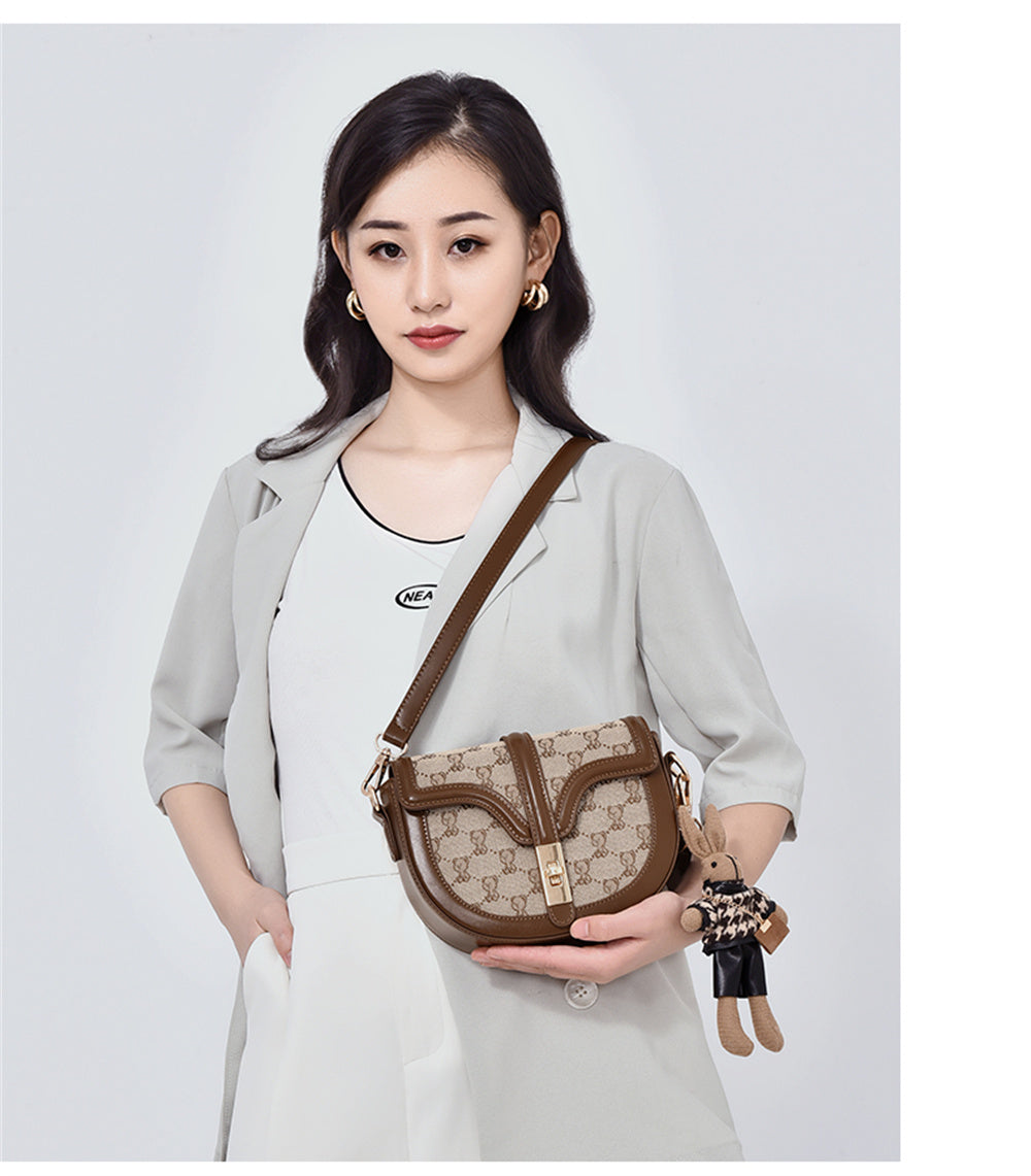 Summer One-shoulder Cross-body Niche Design Fashion Texture Women's Bag