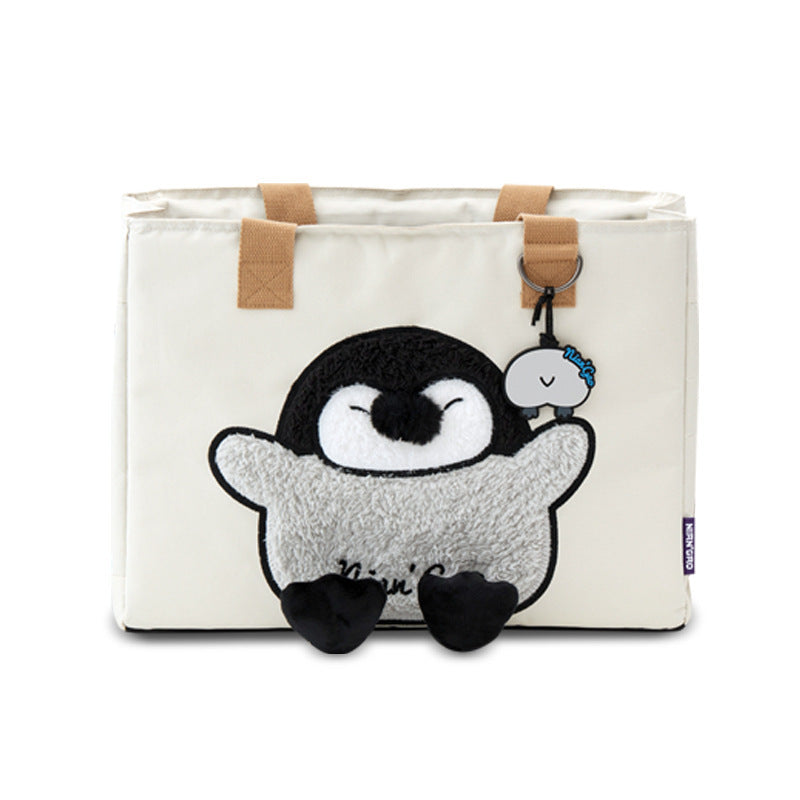 Sac de sortie pour chat Pingouin Sac à bandoulière simple Portable Grande capacité