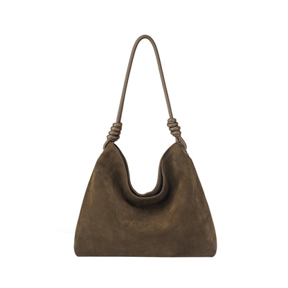 Top Layer Suede Large Capacity Totes