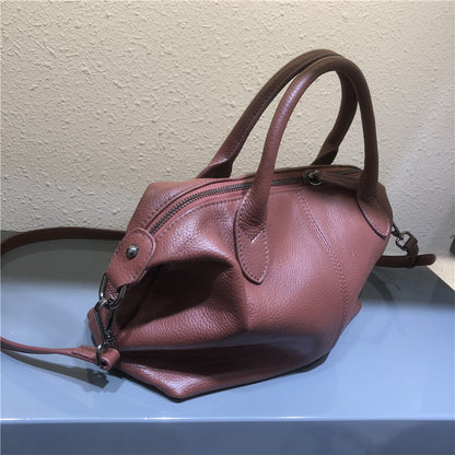 Top Layer Leather Women's Bag Crossbody