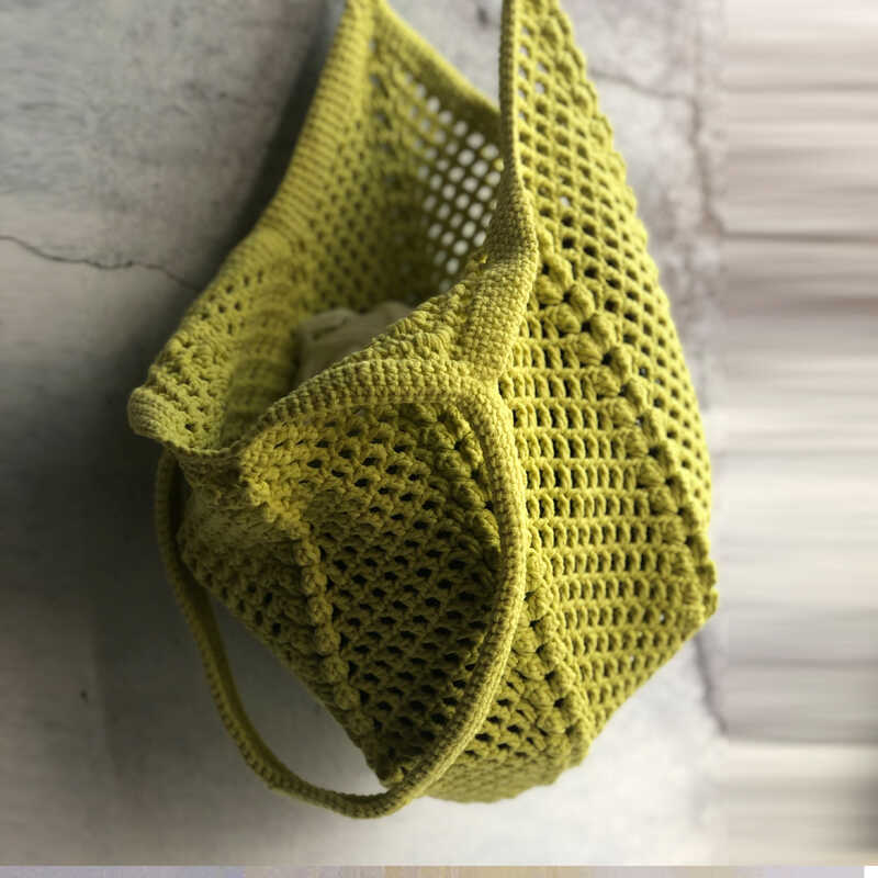 Sac à main en tricot style vacances vintage pour femme