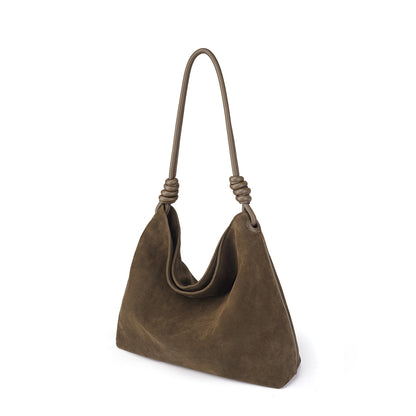 Top Layer Suede Large Capacity Totes