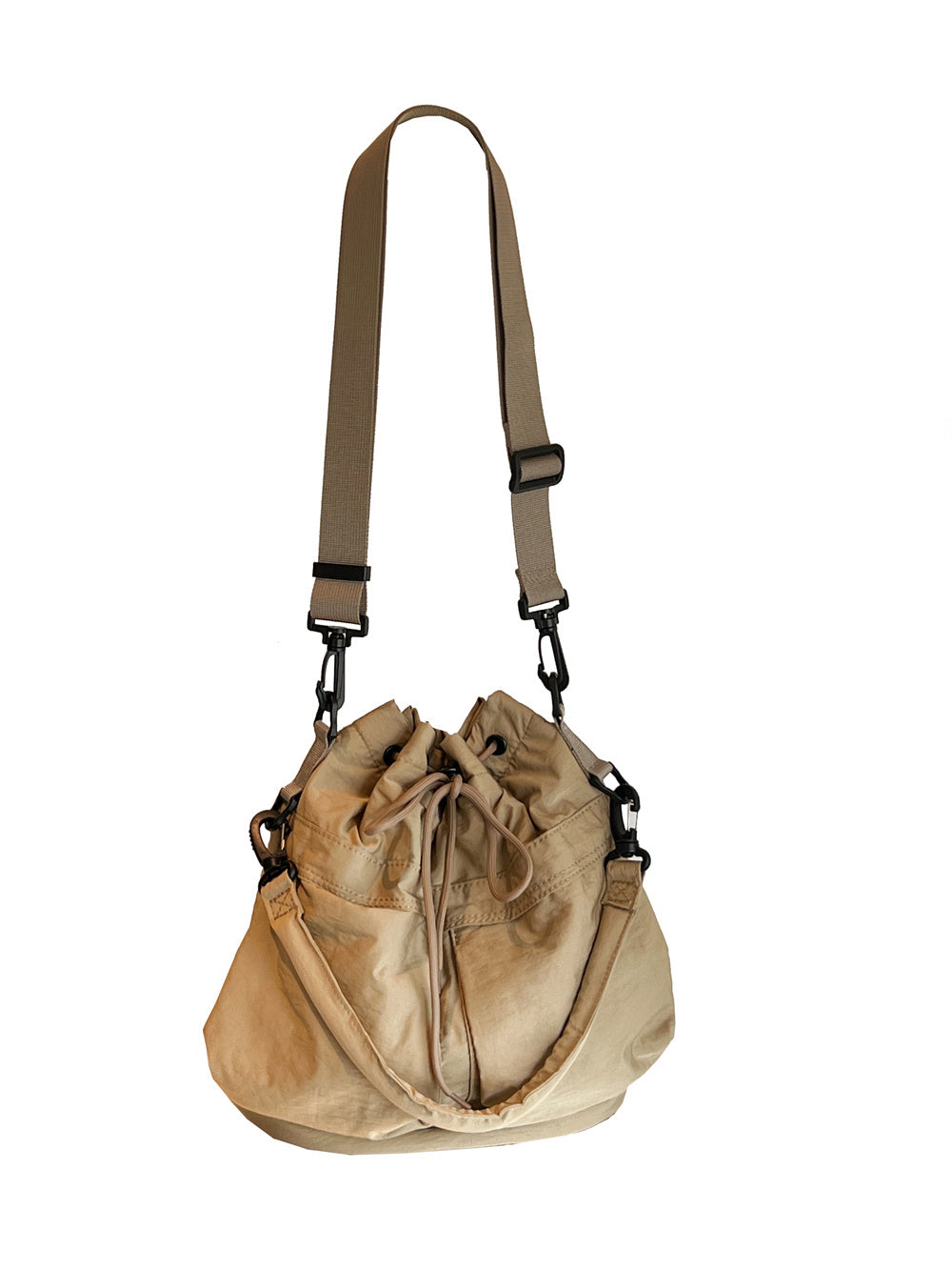 Multi-pocket Lightweight Bucket Bag Canvas Bag