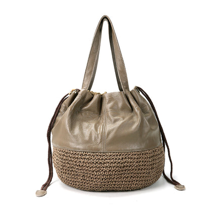 Bolso tote vintage estilo Mori para mujer