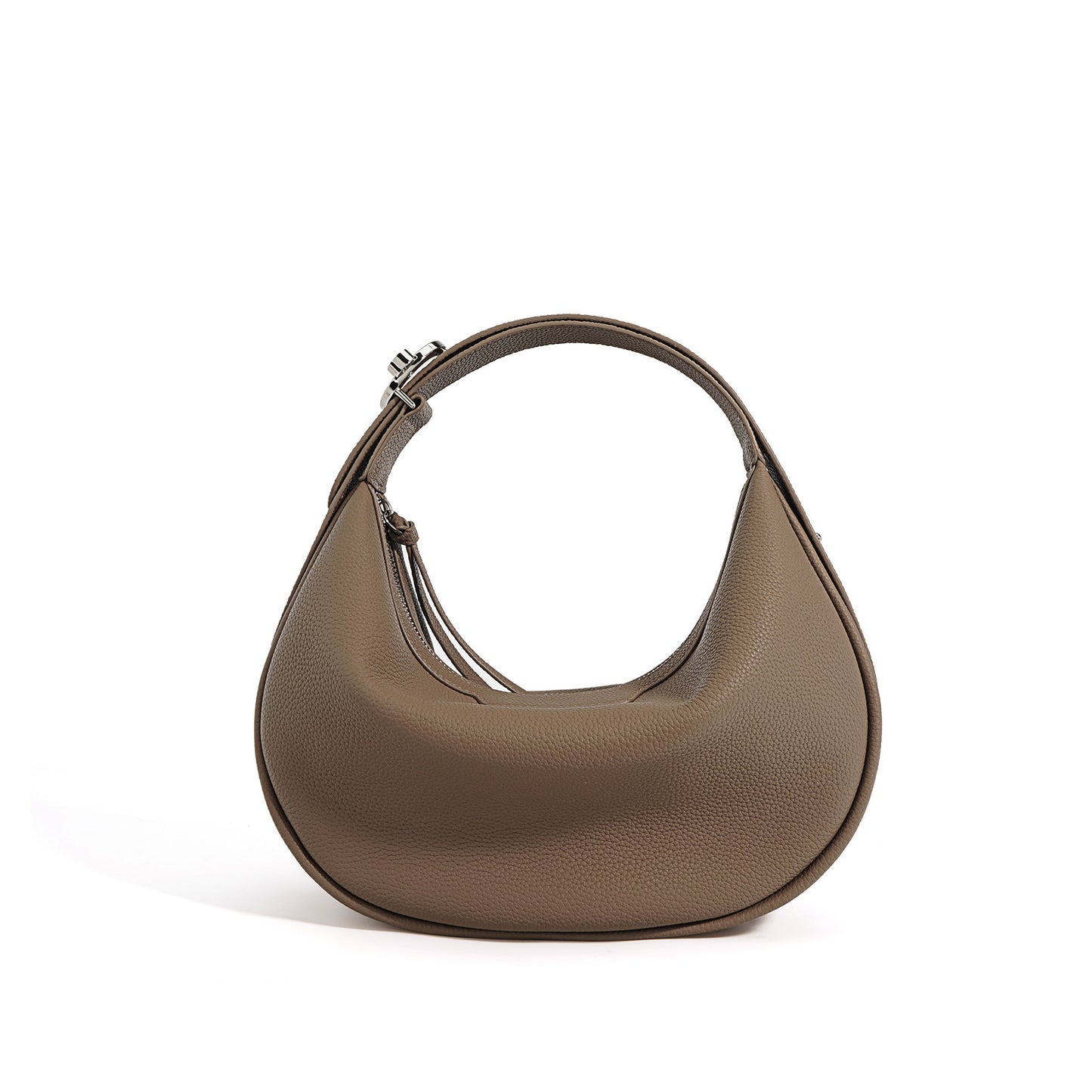 Sac à bandoulière simple en cuir de vachette à couche supérieure simple pour femme