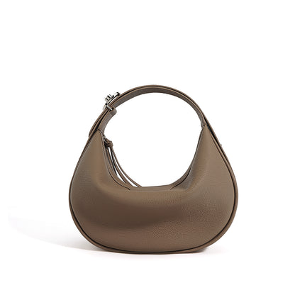 Sac à bandoulière simple en cuir de vachette à couche supérieure simple pour femme