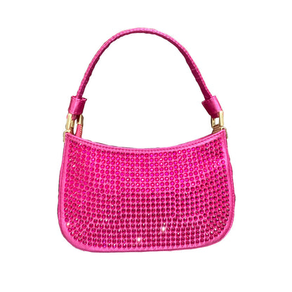 Sac à main brillant en diamant pour femme