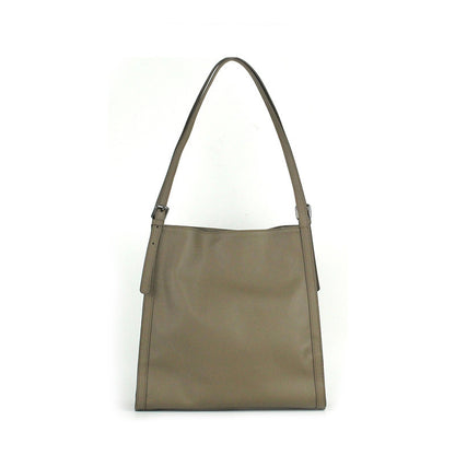 Sac fourre-tout simple et délicat en cuir de vachette première couche pour femme