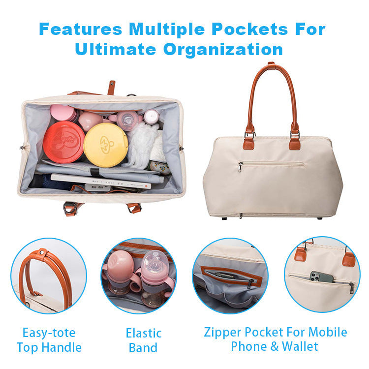 Three Piece Multifunctional And Large Capacity Mommy Bag