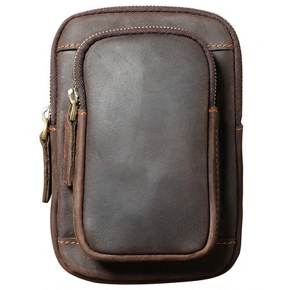 Vintage Cowhide Men's One-shoulder Messenger Bag