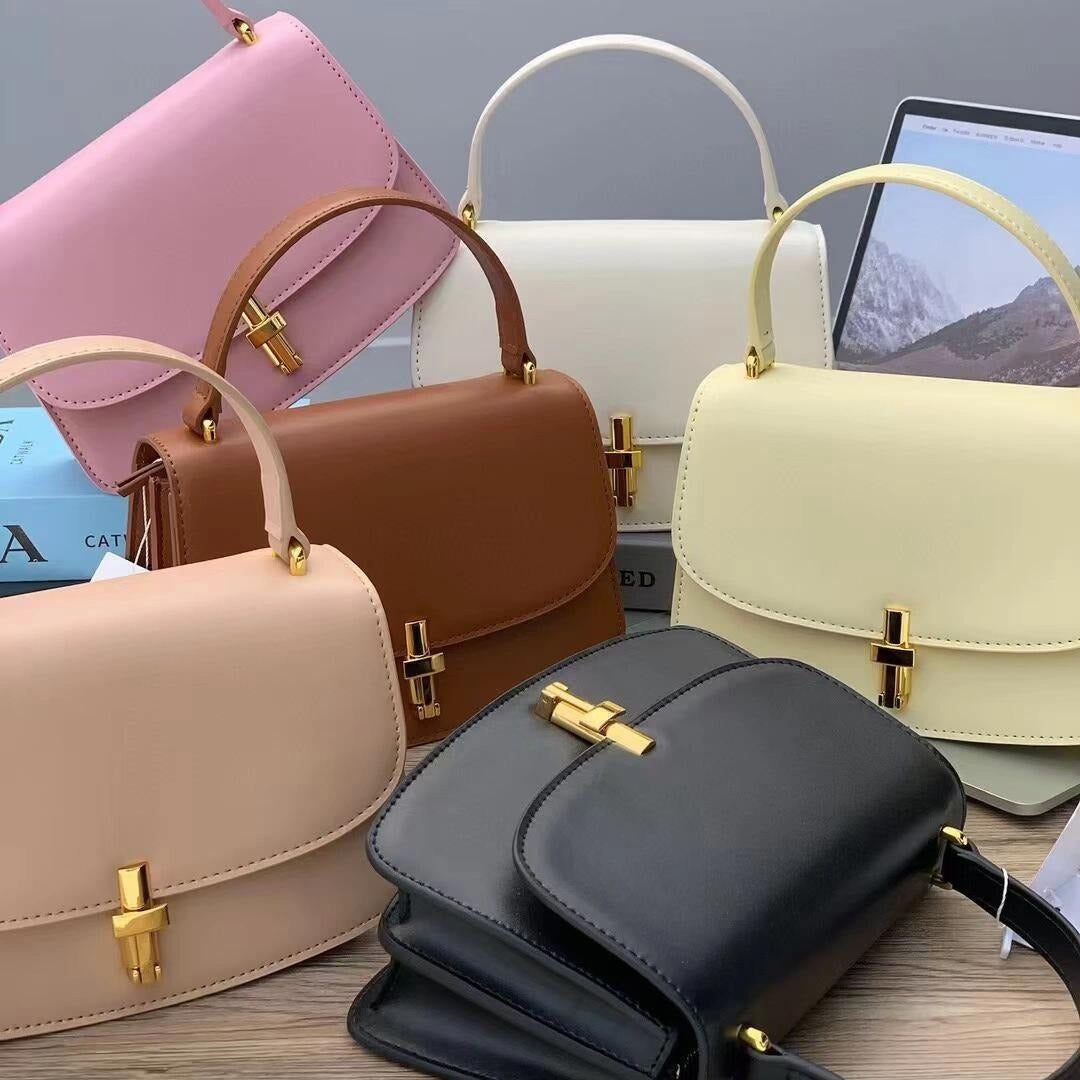 Sac messager à bandoulière simple et texturé pour femme, mode printemps et été