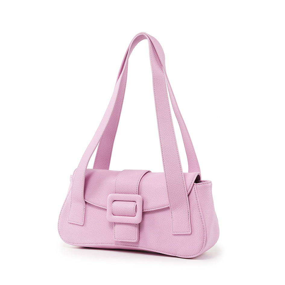 Pure Color All-matching Spring And Summer Sweet One-shoulder Hot Girl Bag