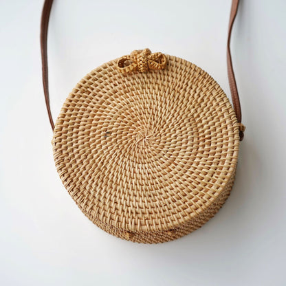 Fashion Personality Retro Rattan Weave Bag