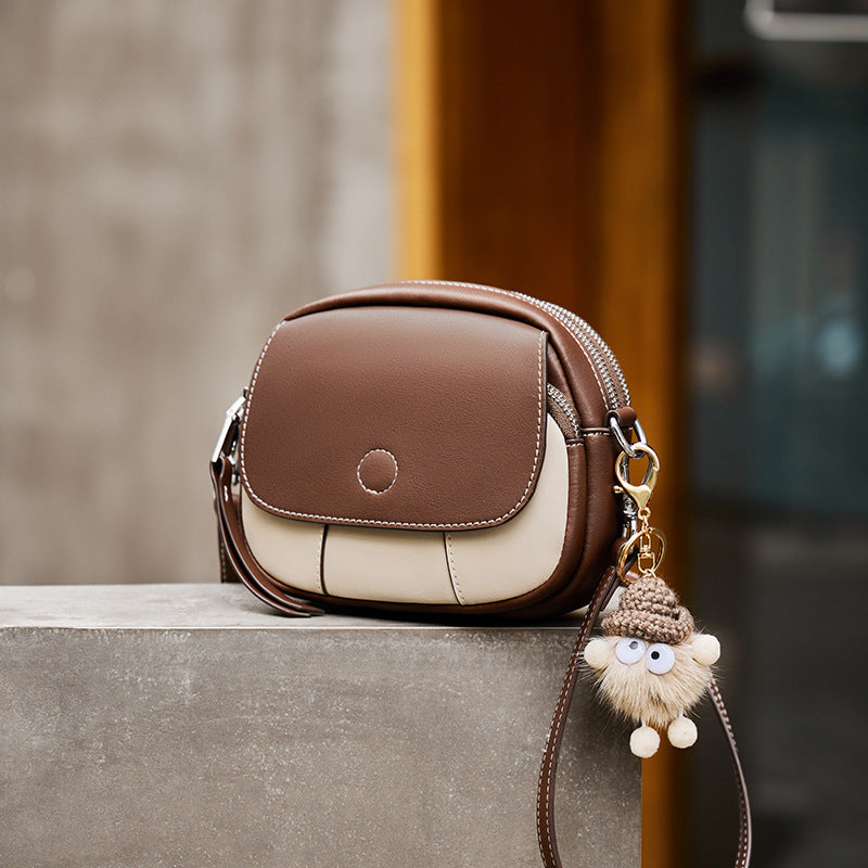 Special-interest Design Crossbody Bag Mini Small Round Bag Shoulder