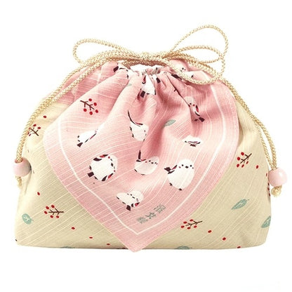 Sample Bento Bag With Drawstring Pocket