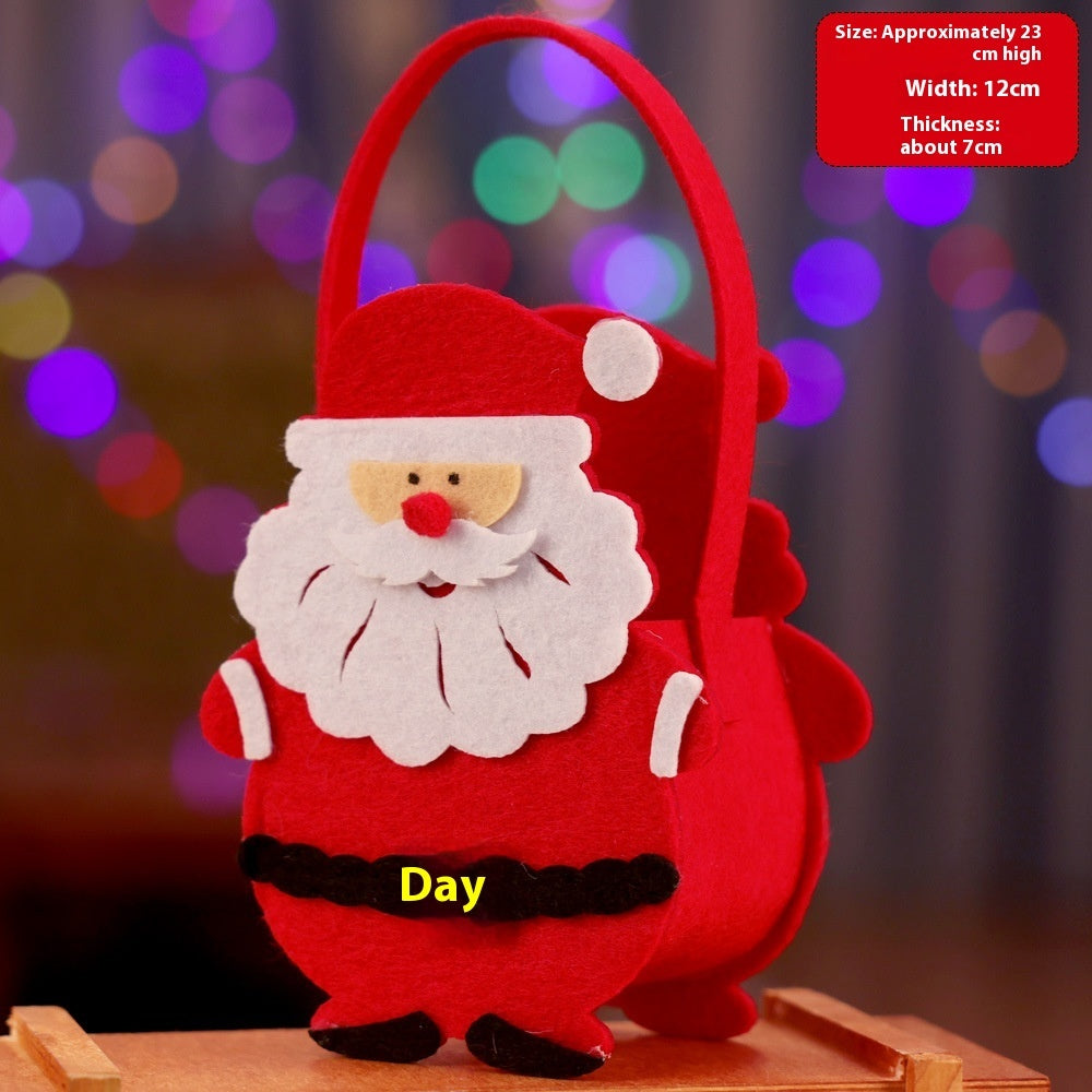 Gift Christmas Decoration Portable Candy Bag