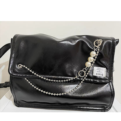 Pearl Chain Commuter's All-matching Shoulder Crossbody Bag