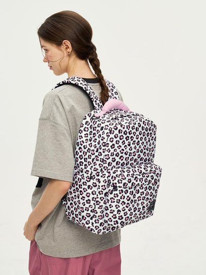 Travel Casual Leopard Print Printing Large Capacity Casual Backpack