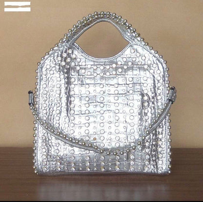 Sac messager à main Fashion avec strass et diamants