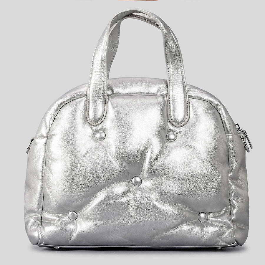 Sac fourre-tout portable en coton simple et doux pour femme