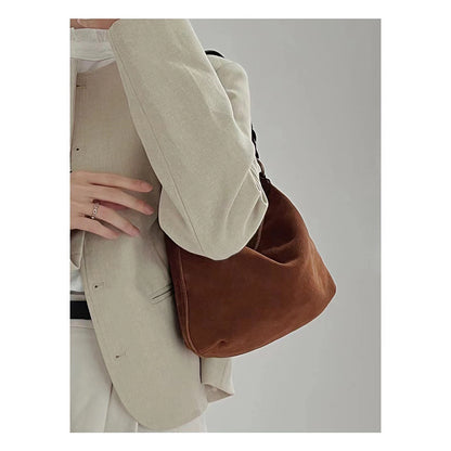 Sac messager à bandoulière portable de haute qualité en cuir de vachette avec couche supérieure