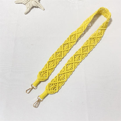 Woven Replacement Handbag Strap Widened Mobile Phone Crossbody Bag Strap Anti-lost Lanyard