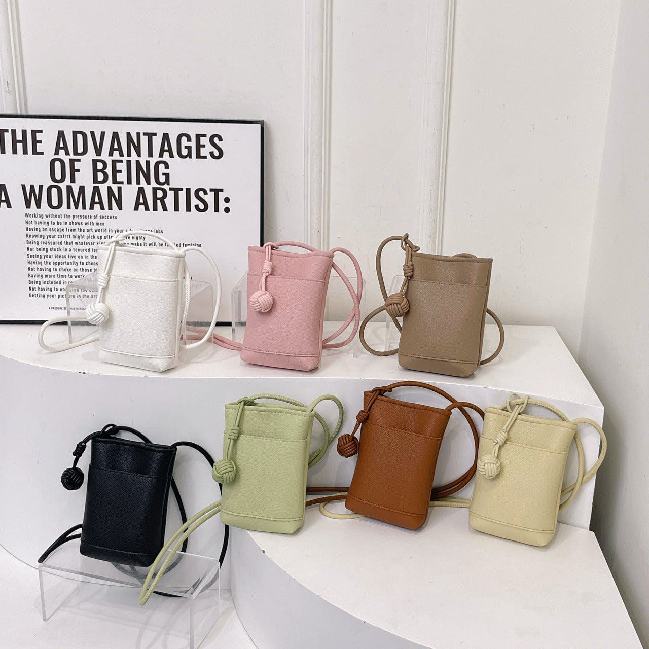 Bolso de mano de estilo coreano personal para mujer de moda a juego