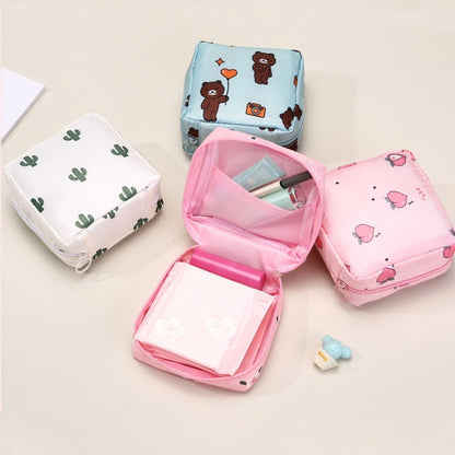 Cute Girl Sanitary Pad Storage Bag