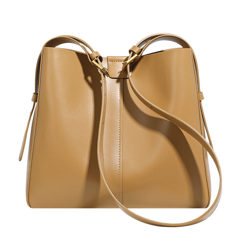 New Spring Bucket Bag Soft Leather