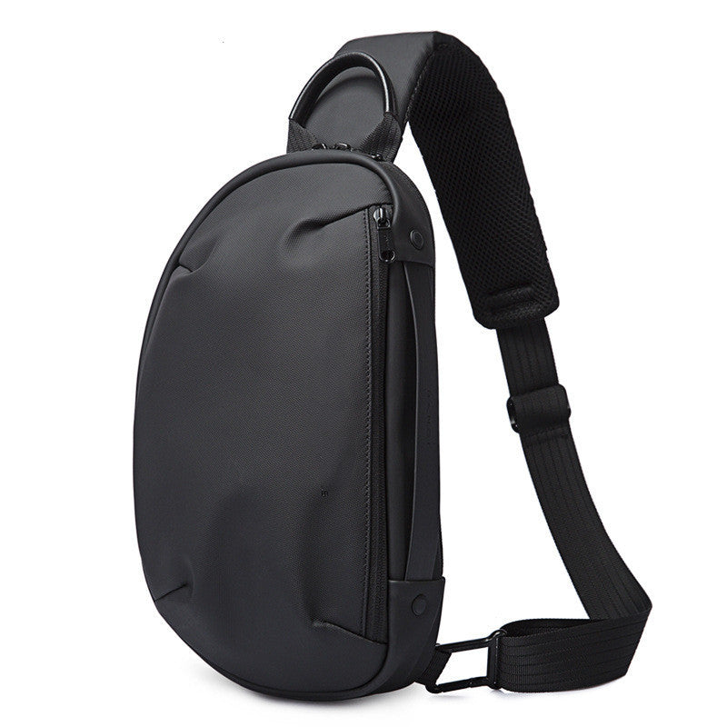 Bolso bandolera de un solo hombro para hombre, informal, impermeable